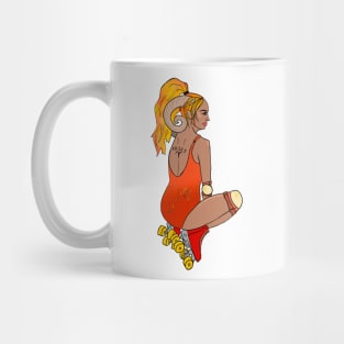 Aries Pinup Rollergirl Mug